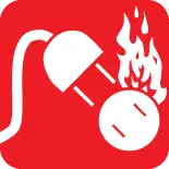 Class C fire icon