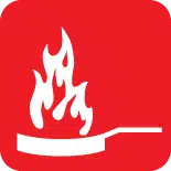Class K fire icon